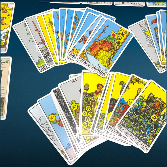 Rider Smith-Waite Tarot Card Deck THE MAGICIAN U.S. Games 78 Cards Made in Italy - Picture 10 of 12
